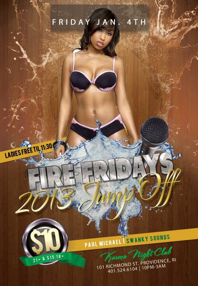 FIRE FRIDAYS — 2013 JUMP OFF flyer