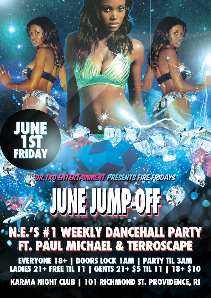 FIRE FRIDAYS — JUNE JUMP-OFF flyer