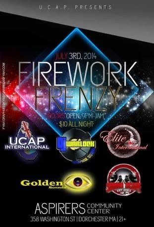 FIREWORK FRENZY flyer