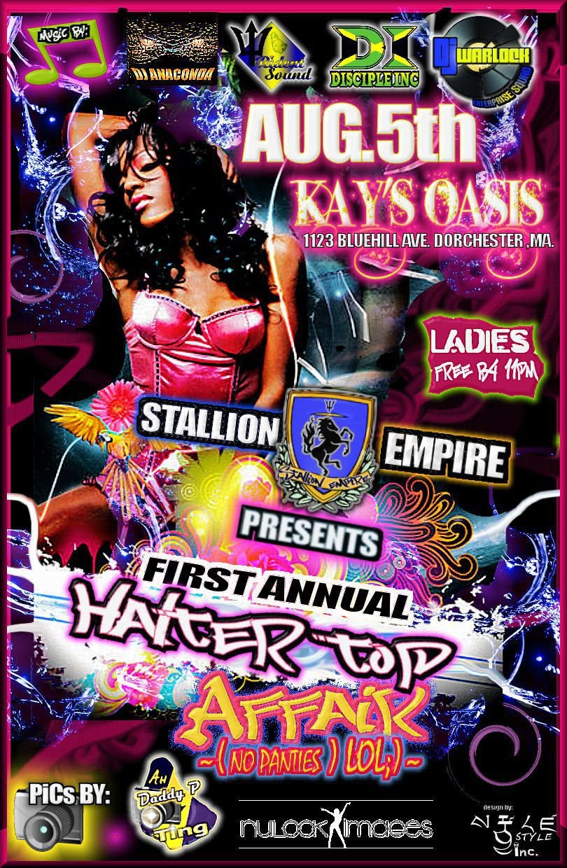FIRST ANNUAL HALTER TOP AFFAIR flyer