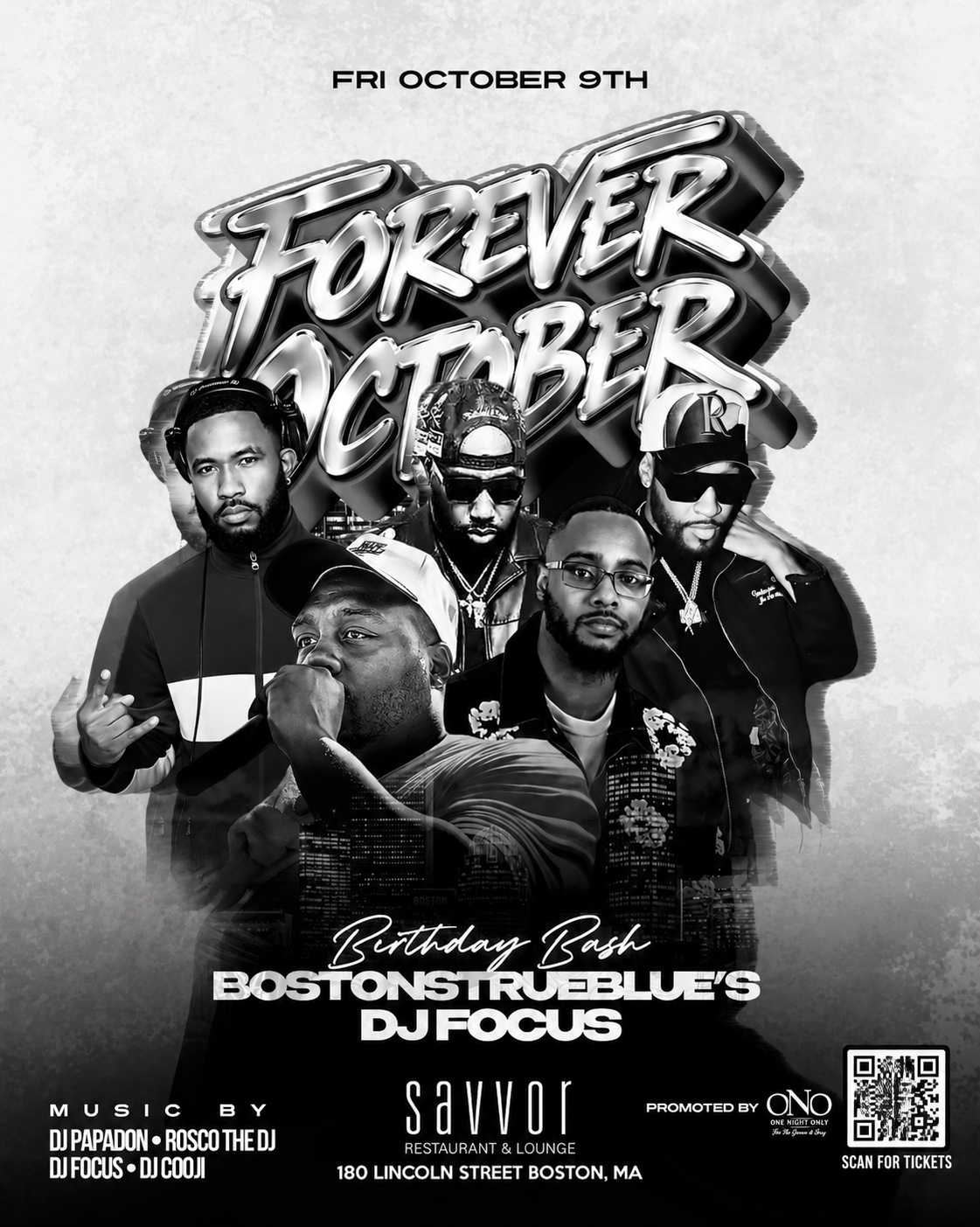 FOREVER OCTOBER — DJ FOCUS BIRTHDAY BASH flyer