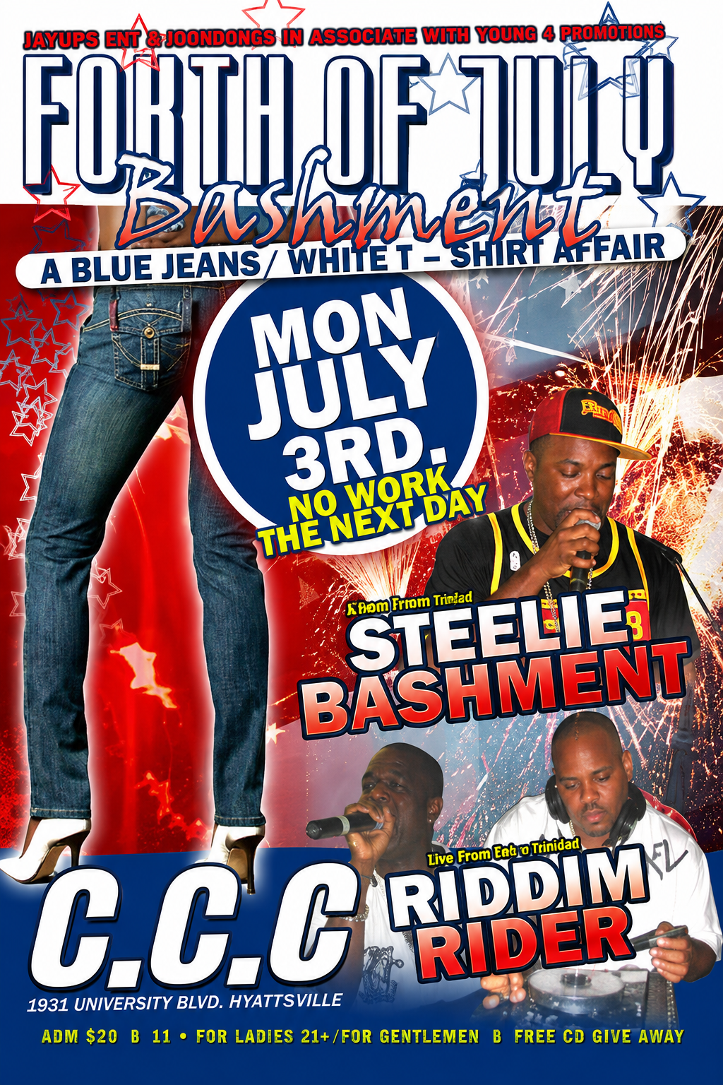 FORTH OF JULY BASHMENT flyer