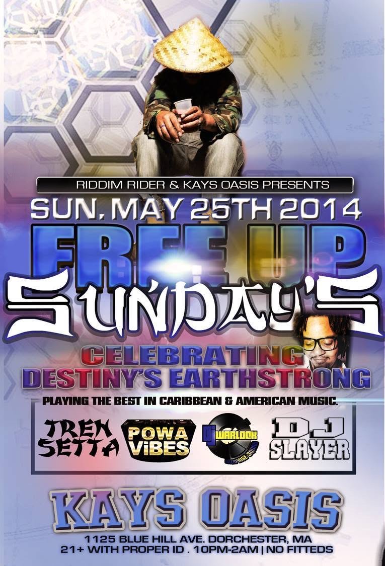 FREE UP SUNDAY'S — DESTINY'S EARTHSTRONG flyer