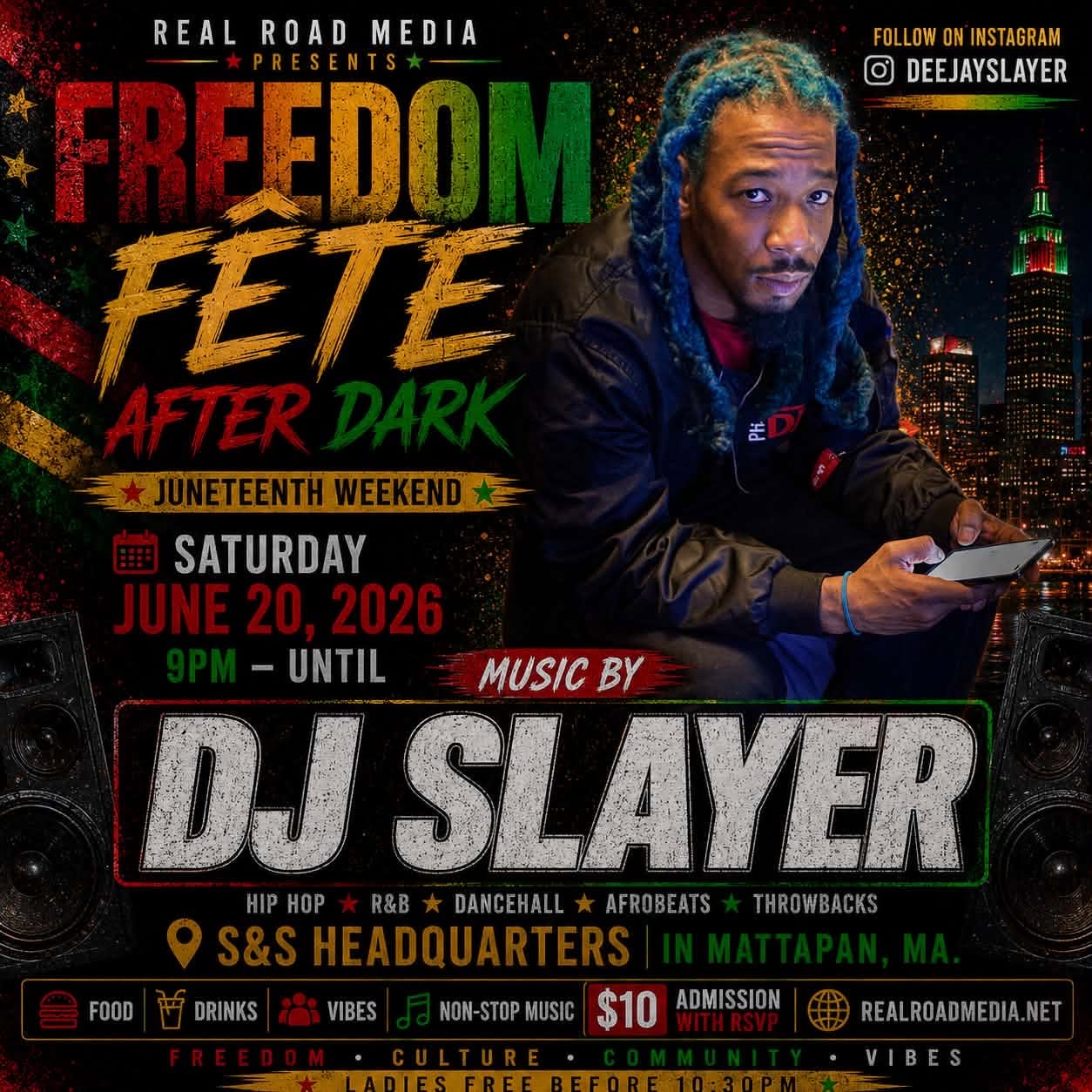 FREEDOM FETE AFTER DARK — JUNETEENTH WEEKEND flyer