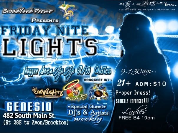 FRIDAY NITE LIGHTS flyer