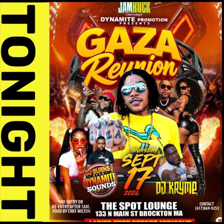 GAZA REUNION — JAMROCK THURSDAYS flyer