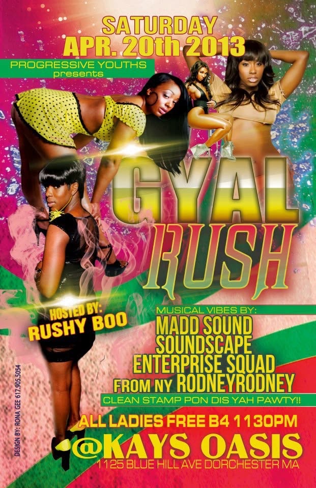 GYAL RUSH flyer