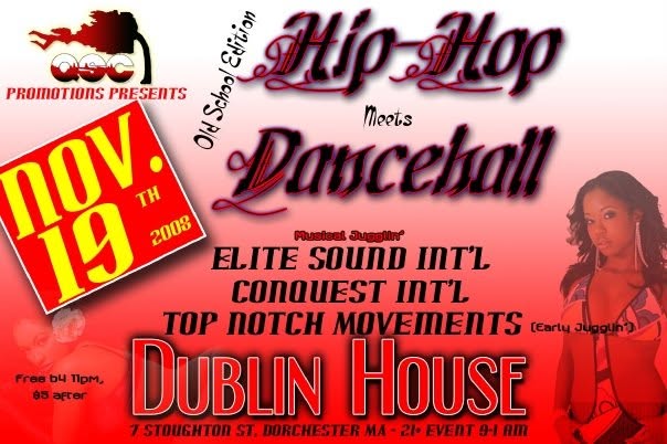 HIP-HOP MEETS DANCEHALL — OLD SCHOOL EDITION flyer