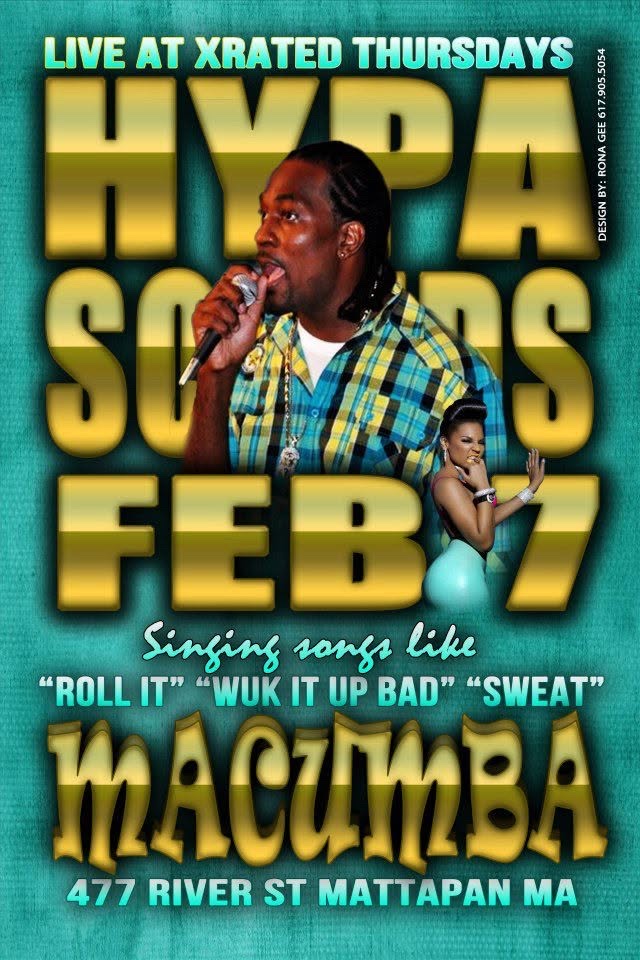 HYPA SOUNDS LIVE AT X RATED THURSDAYS flyer