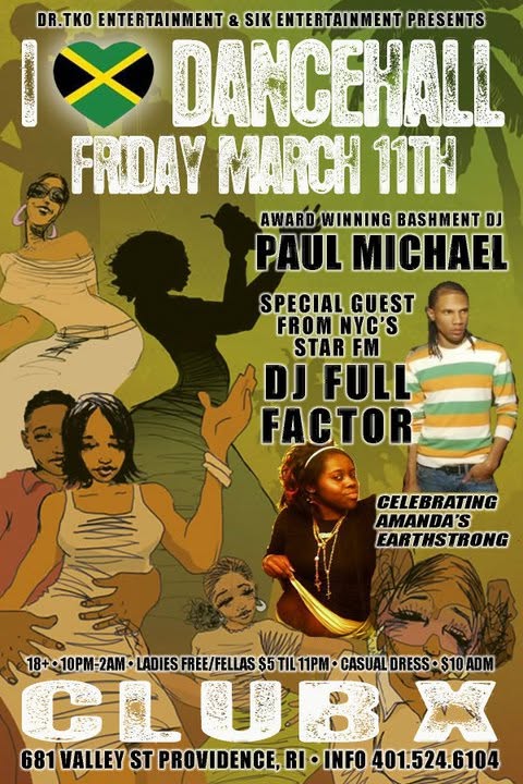 I ♥ DANCEHALL flyer