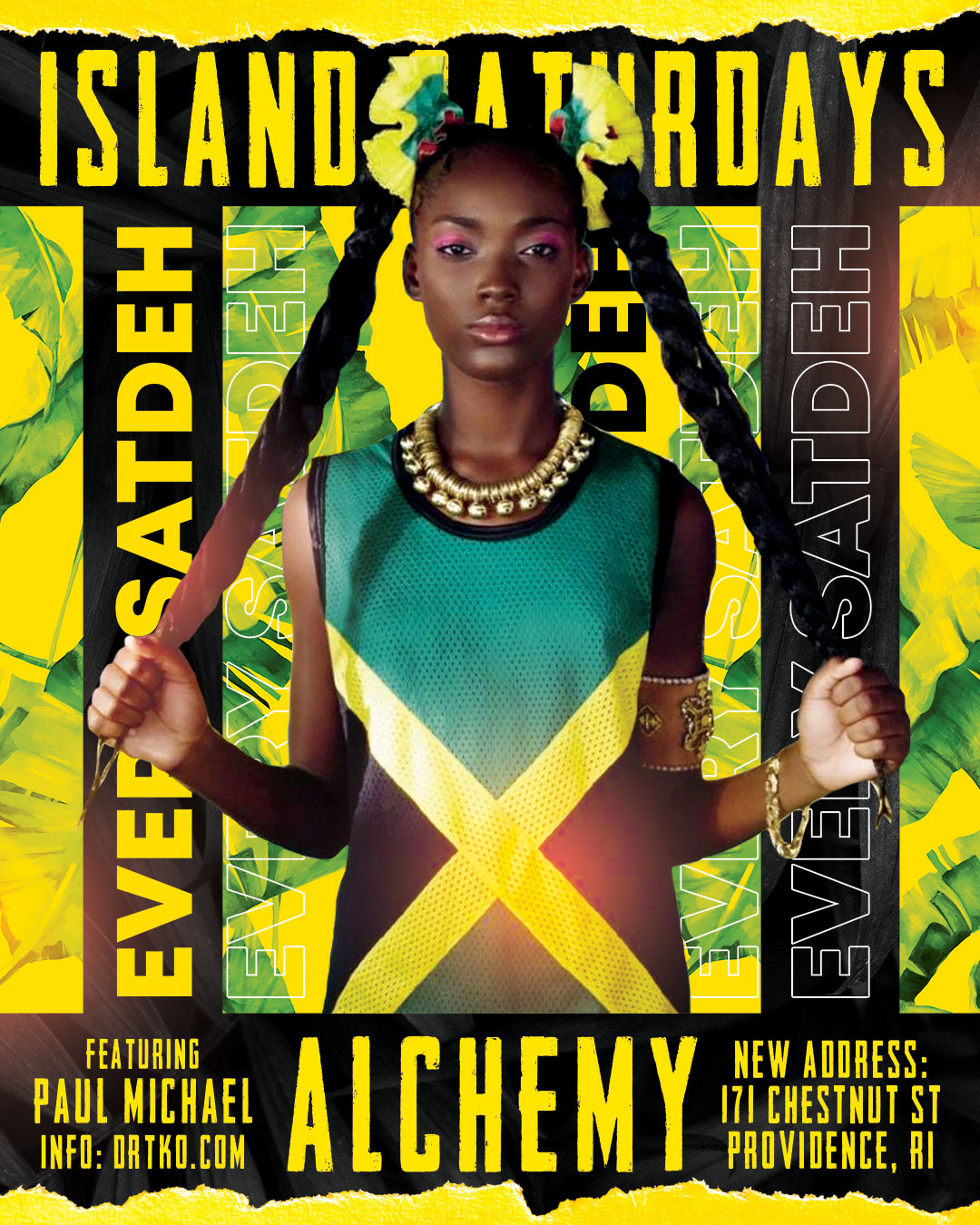 ISLAND SATURDAYS — EVERY SATDEH flyer — Providence, RI