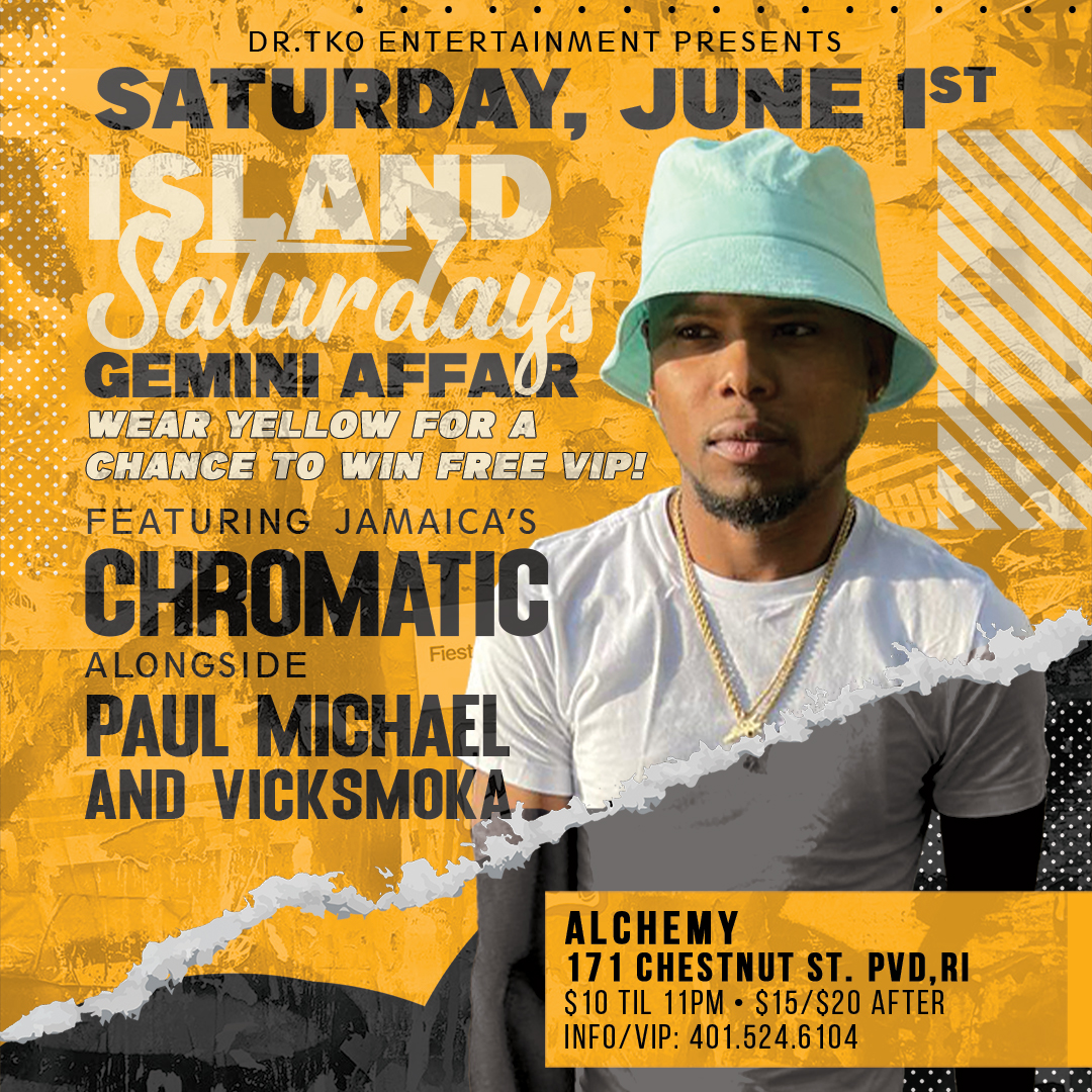 ISLAND SATURDAYS — GEMINI AFFAIR flyer