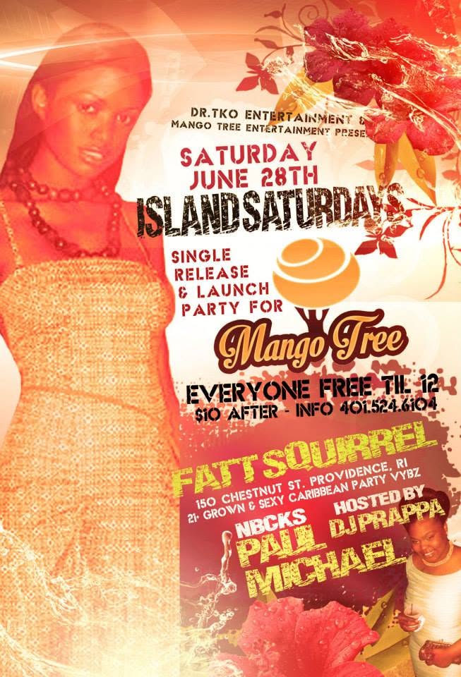 ISLAND SATURDAYS — MANGO TREE SINGLE RELEASE & LAUNCH PARTY flyer