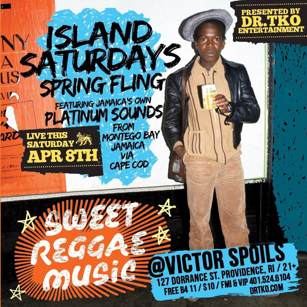 ISLAND SATURDAYS — SPRING FLING flyer