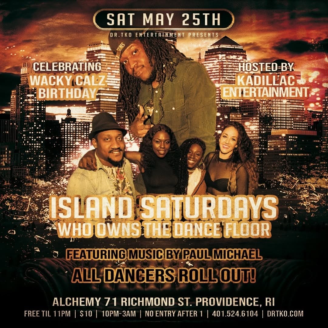 ISLAND SATURDAYS — WHO OWNS THE DANCE FLOOR flyer
