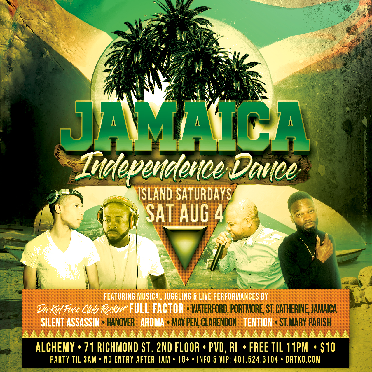 JAMAICA INDEPENDENCE DANCE flyer
