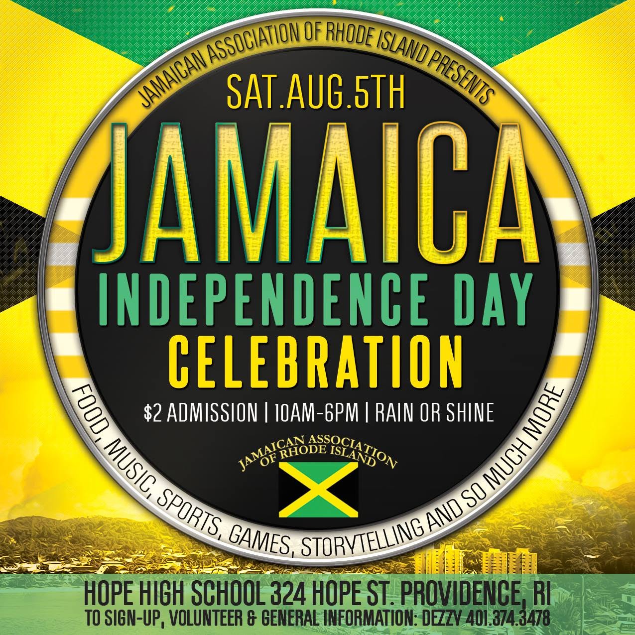 JAMAICA INDEPENDENCE DAY CELEBRATION flyer