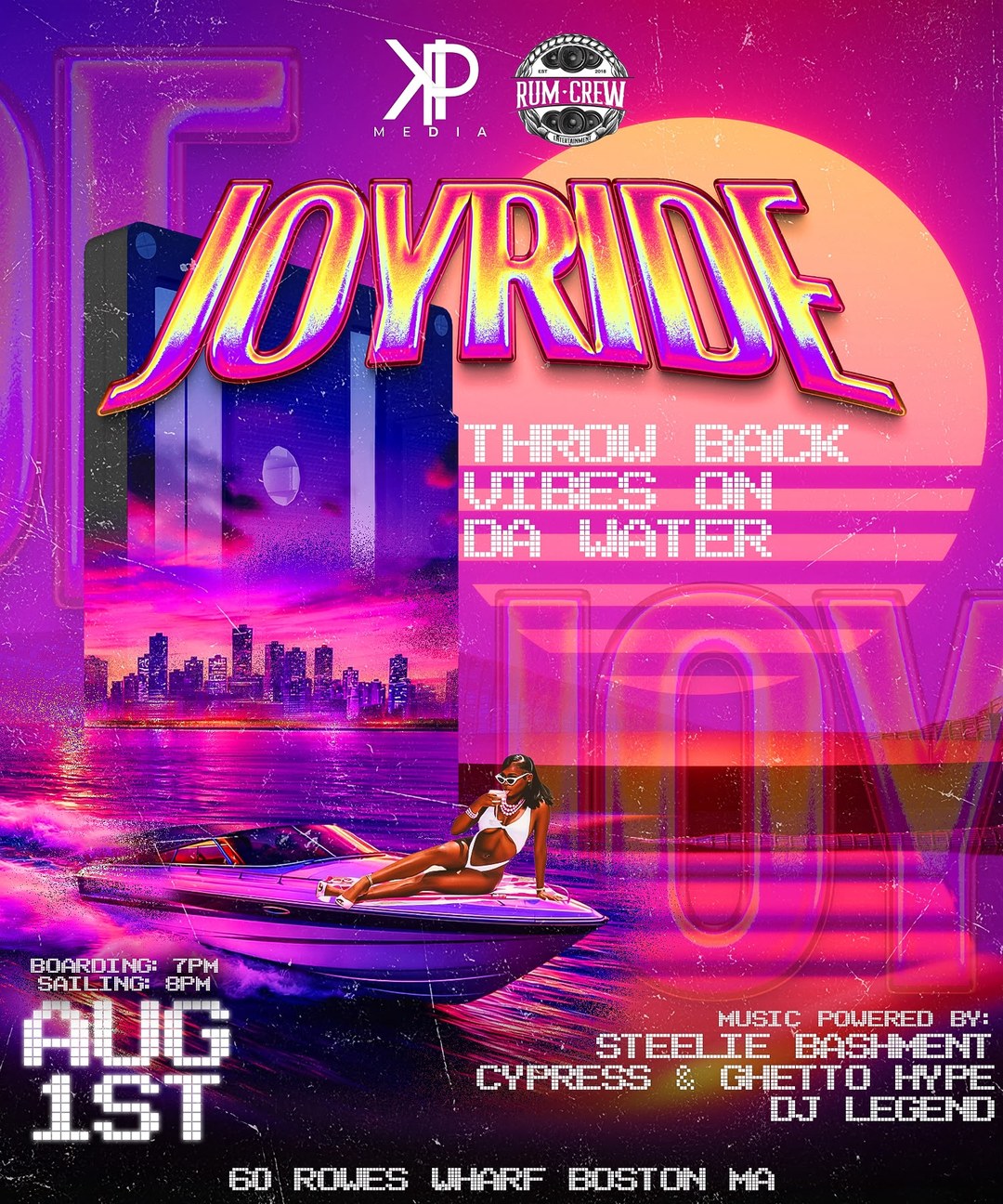 JOYRIDE — VIBES ON DA WATER flyer
