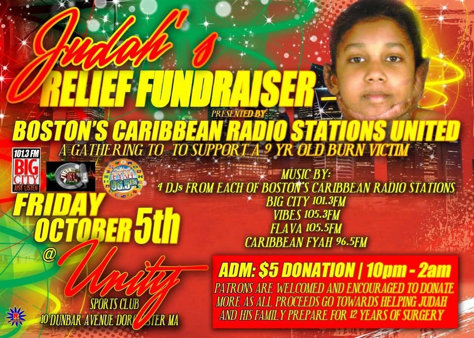 JUDAH'S RELIEF FUNDRAISER flyer
