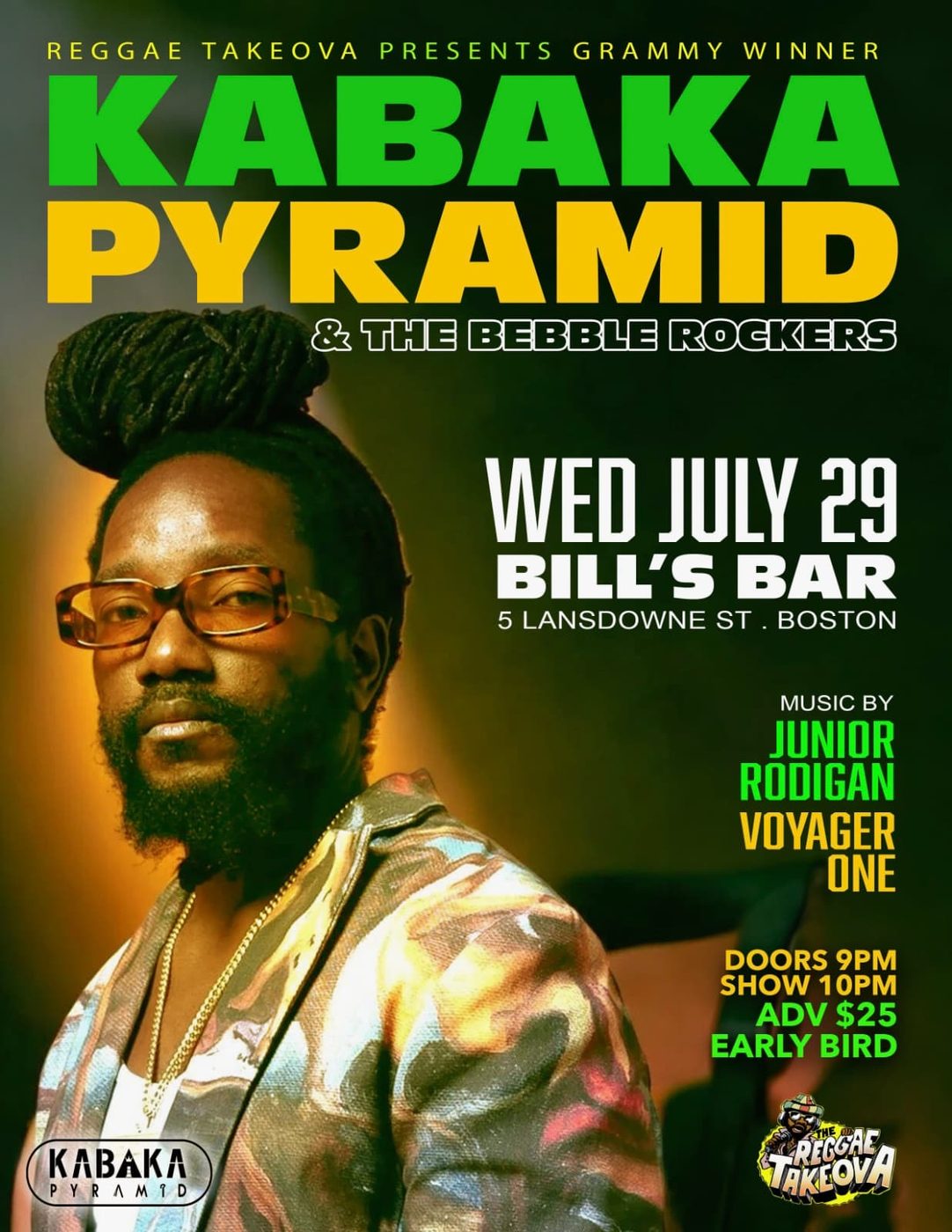 KABAKA PYRAMID & THE BEBBLE ROCKERS flyer