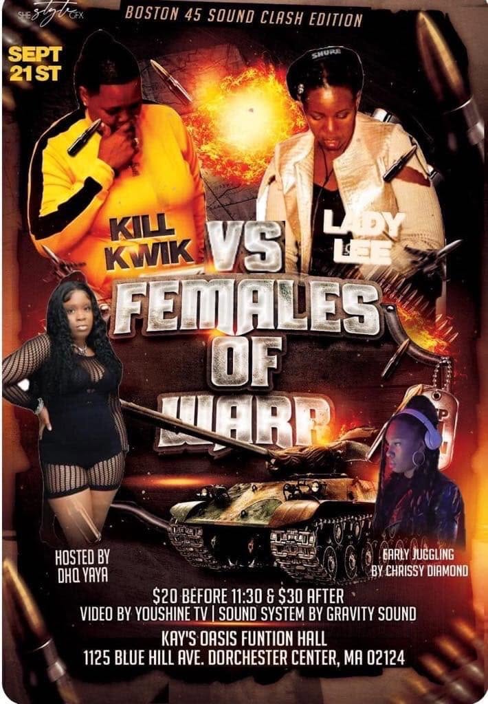 KILL KWIK VS LADY LEE — FEMALES OF WARP flyer