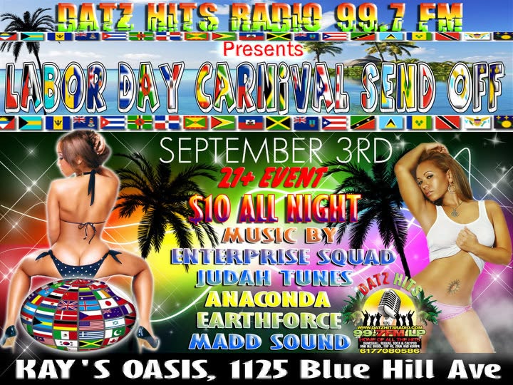 LABOR DAY CARNIVAL SEND OFF flyer