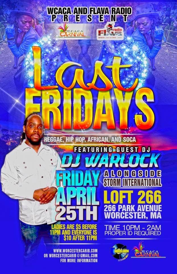 LAST FRIDAYS — DJ WARLOCK, APRIL 25 flyer