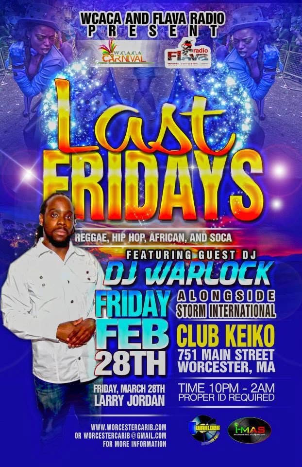LAST FRIDAYS — DJ WARLOCK flyer