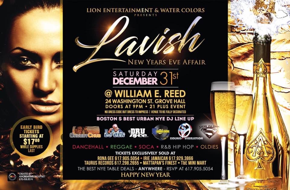 LAVISH — NEW YEAR'S EVE AFFAIR flyer