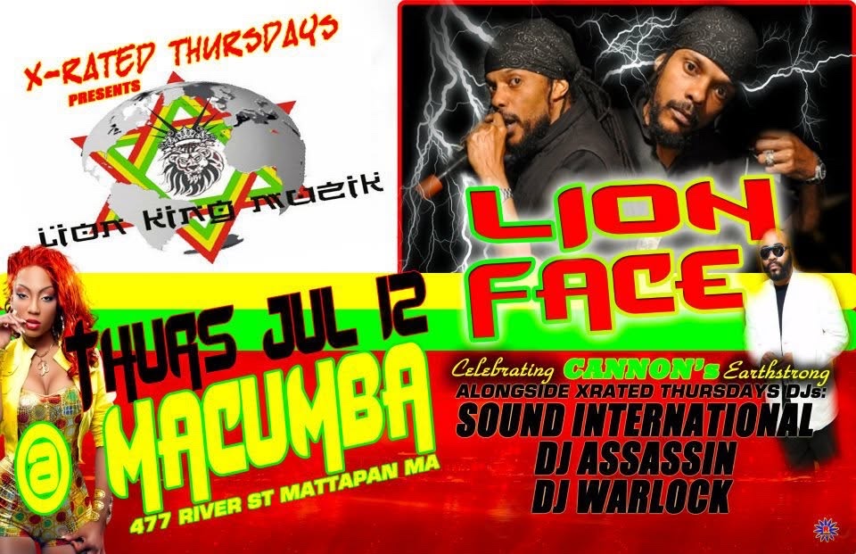LION FACE — LION KING MUZIK flyer