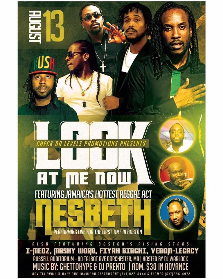 LOOK AT ME NOW — NESBETH flyer