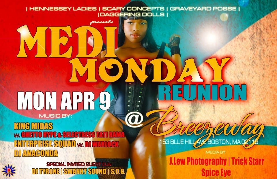 MEDI MONDAY REUNION flyer