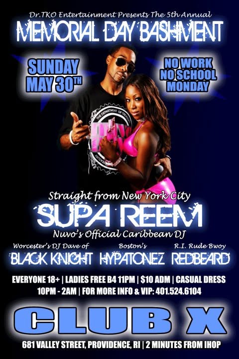 MEMORIAL DAY BASHMENT — 5TH ANNUAL flyer