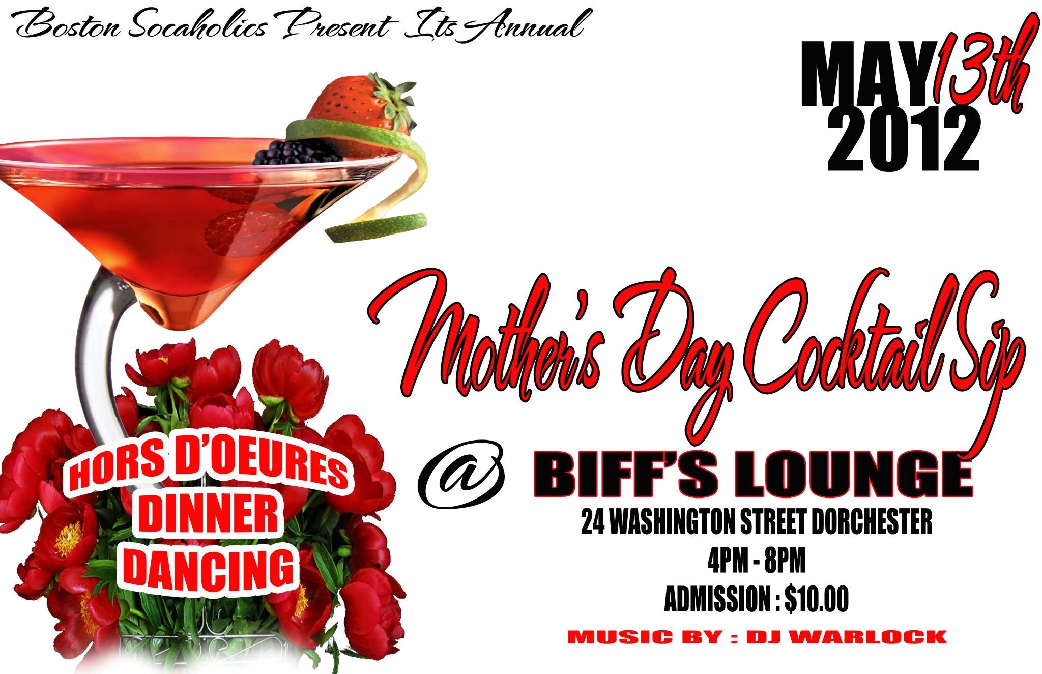MOTHER'S DAY COCKTAIL SIP — ANNUAL flyer