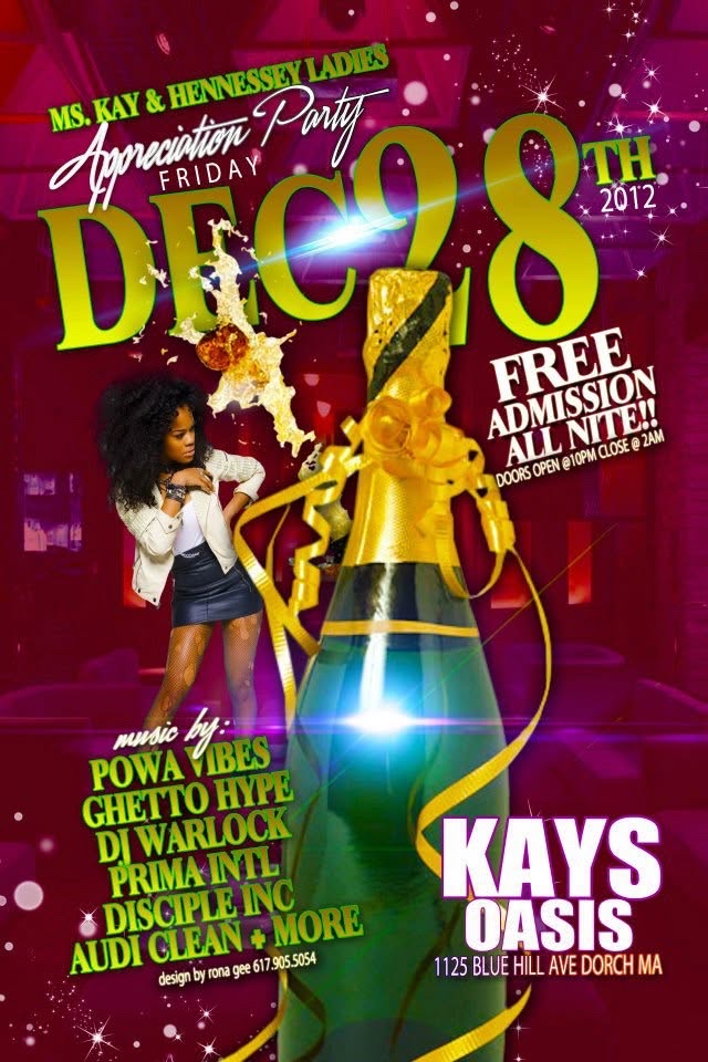 MS. KAY & HENNESSEY LADIES APPRECIATION PARTY flyer
