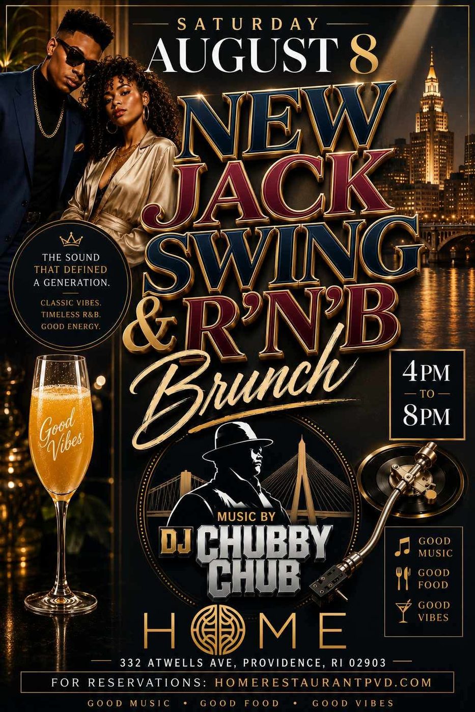 NEW JACK SWING & R'N'B BRUNCH flyer