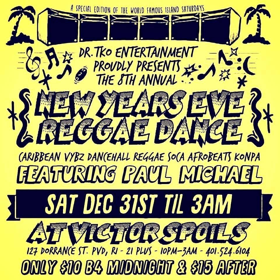 NEW YEAR'S EVE REGGAE DANCE — 8TH ANNUAL flyer