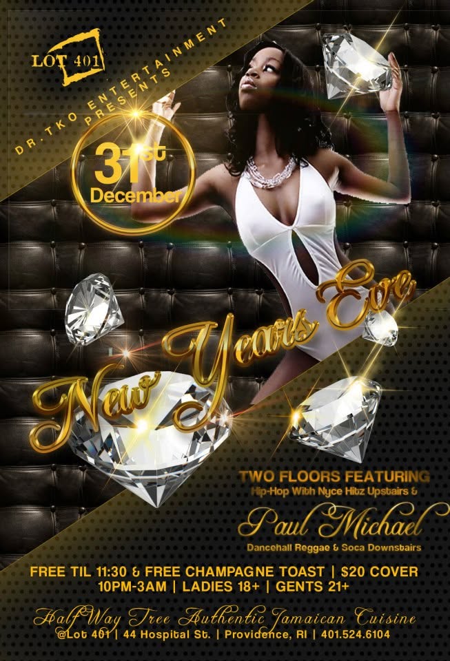 NEW YEAR'S EVE — TWO FLOORS flyer