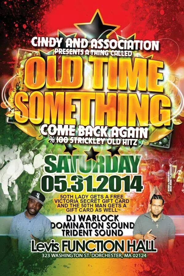 OLD TIME SOMETHING COME BACK AGAIN flyer