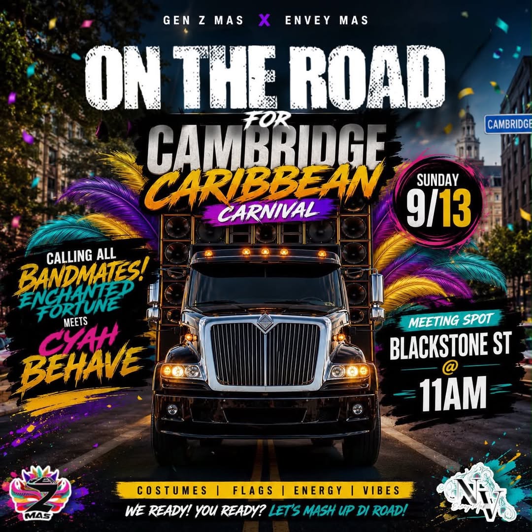ON THE ROAD FOR CAMBRIDGE CARIBBEAN CARNIVAL