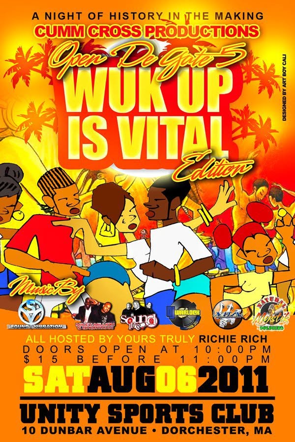 OPEN DE GATE 5 — WUK UP IS VITAL EDITION flyer