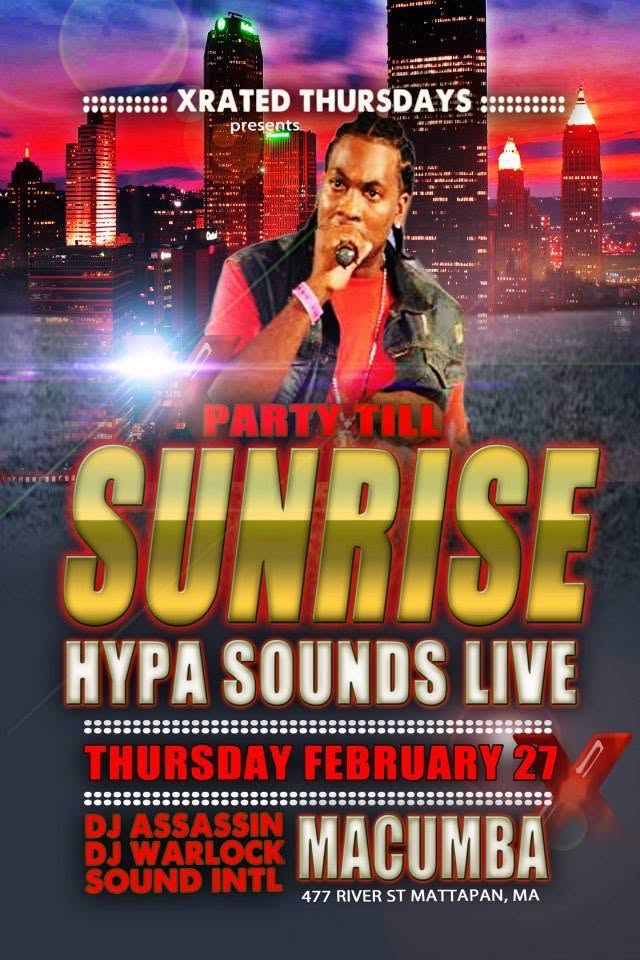 PARTY TILL SUNRISE — HYPA SOUNDS LIVE flyer