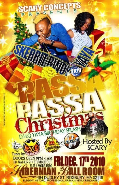 PASSA PASSA CHRISTMAS — D.H.Q YAYA BIRTHDAY SPLASH flyer