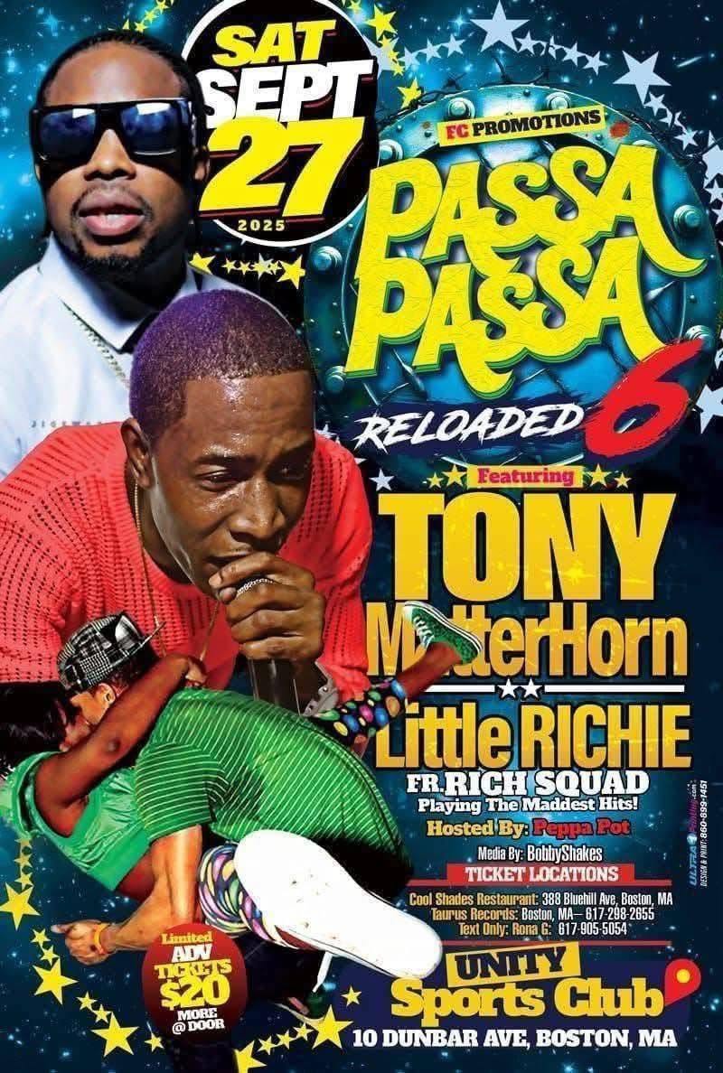 PASSA PASSA RELOADED 6 — FT. TONY MATTERHORN & LITTLE RICHIE flyer