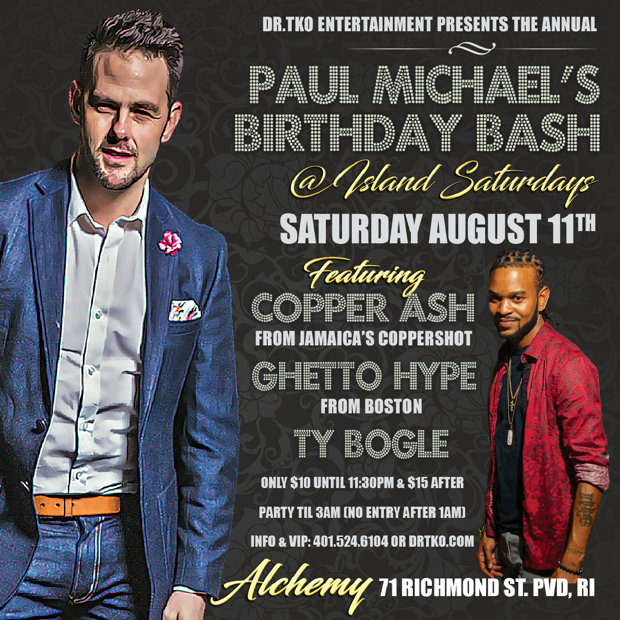 PAUL MICHAEL'S BIRTHDAY BASH — ANNUAL flyer