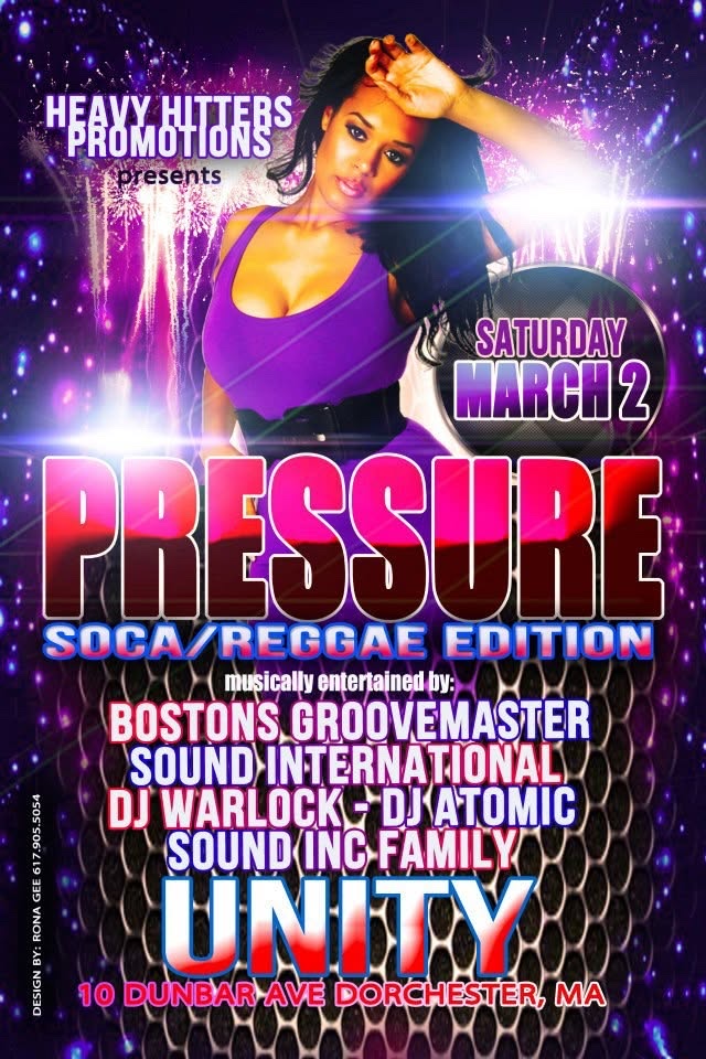 PRESSURE — SOCA/REGGAE EDITION flyer