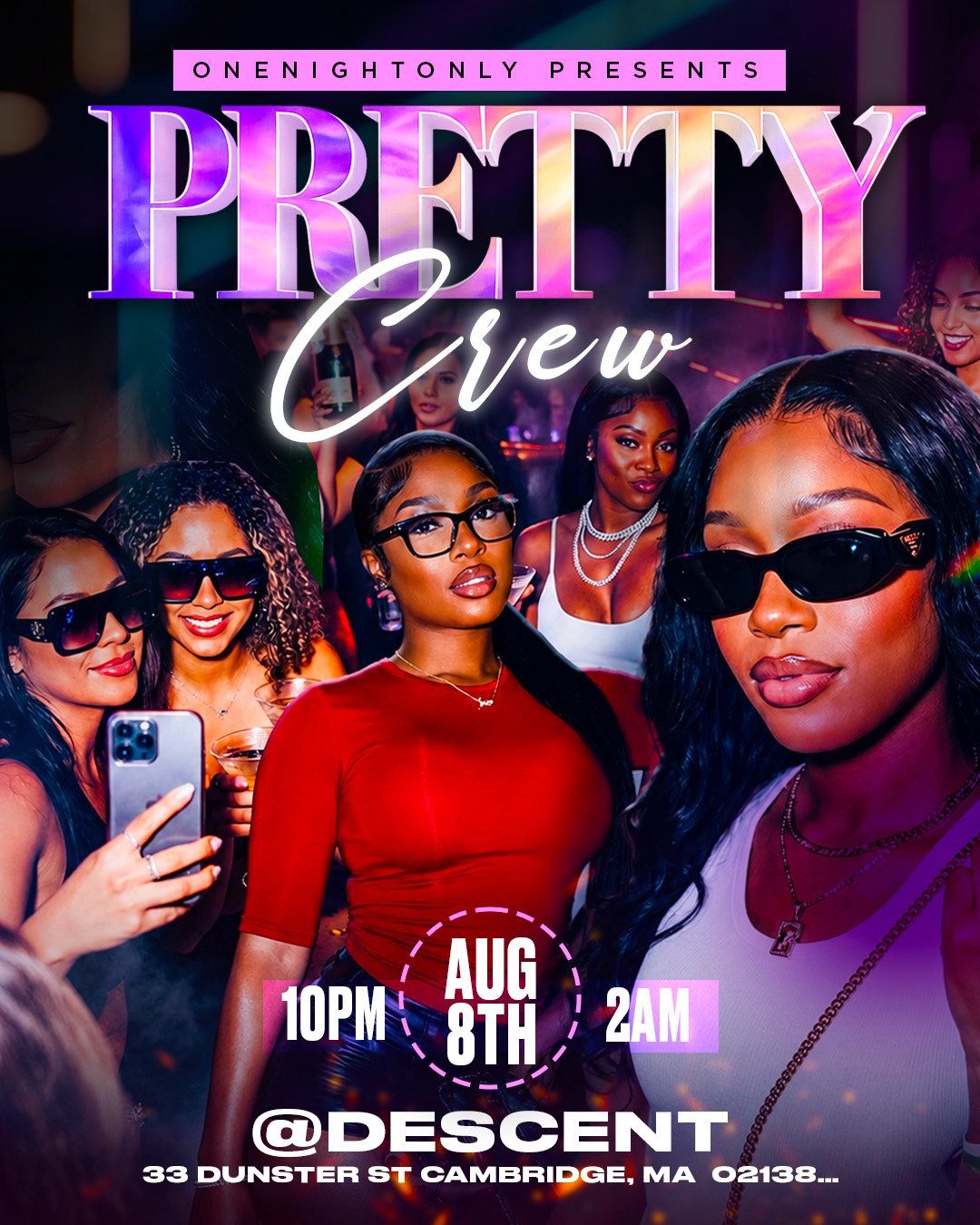 PRETTY CREW flyer