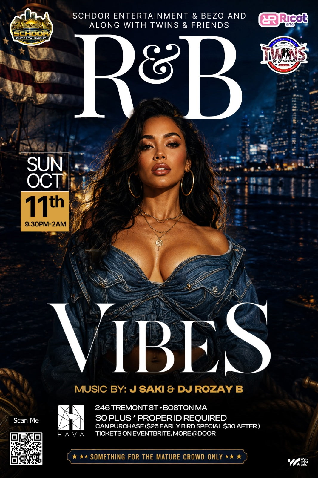 R&B VIBES flyer
