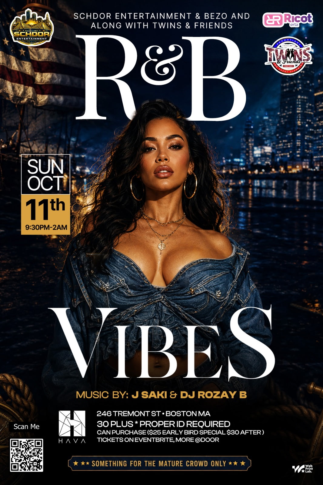 R&B VIBES flyer
