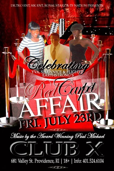 RED CARPET AFFAIR flyer